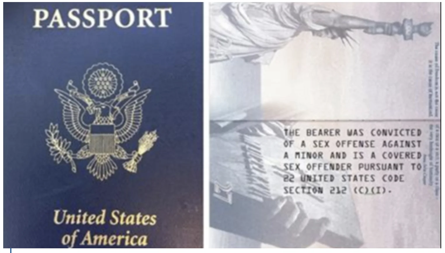 US Passport Sex Offender